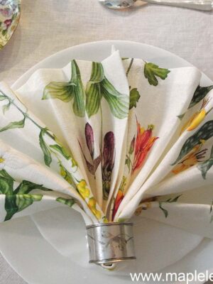 Ontario Flowers Napkin Ontario Flowers Napkin